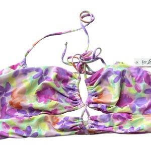 For Love And Lemons Cydney Bikini Top Size XL NWT